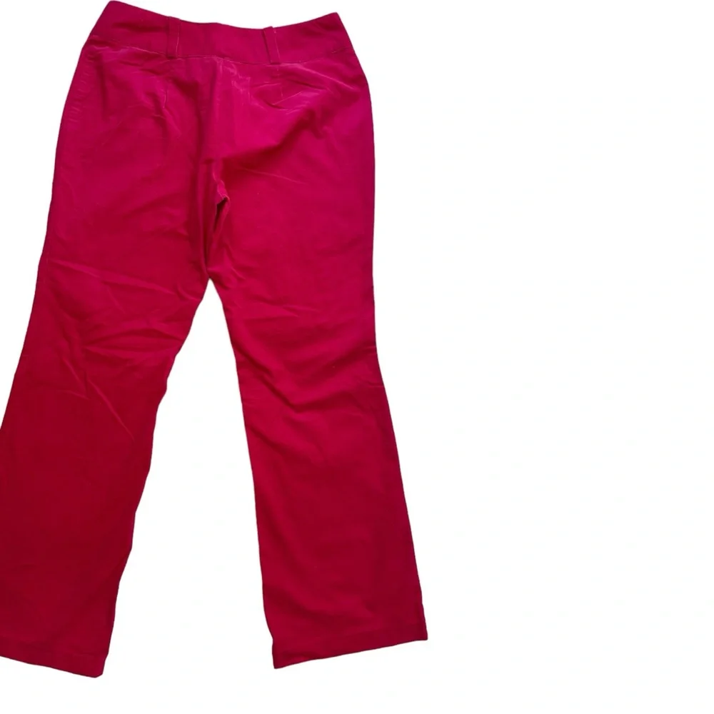 Pink Cord Flare Jeans Corduroy Vintage Medium